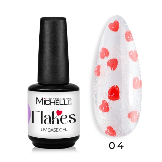 FLAKES BASE GEL SEMIPERMANENTE - 04