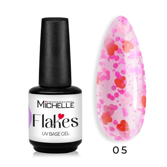 FLAKES BASE GEL SEMIPERMANENTE - 05