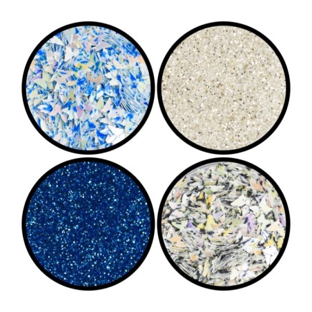 Deco art mix BLUE BUTTERFLIES - 021