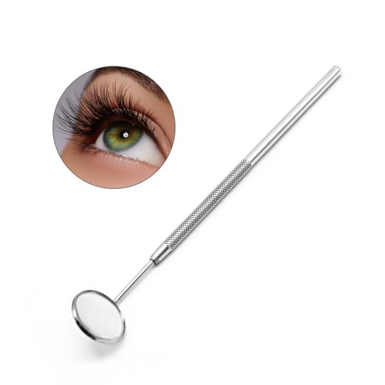 Specchio in acciaio inossidabile per ciglia