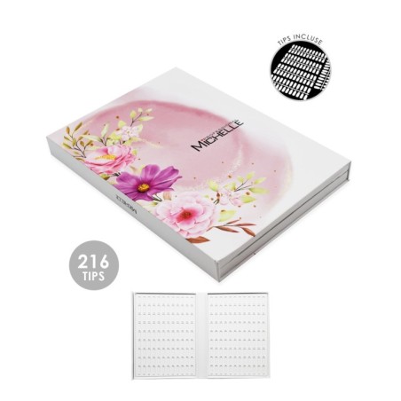 LIBRO ESPOSITORE GRANDE FIORI MICHELLE - 216 TIPS INCLUSE