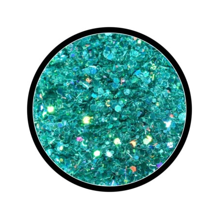 Paillettes mix Aqua Green - H054