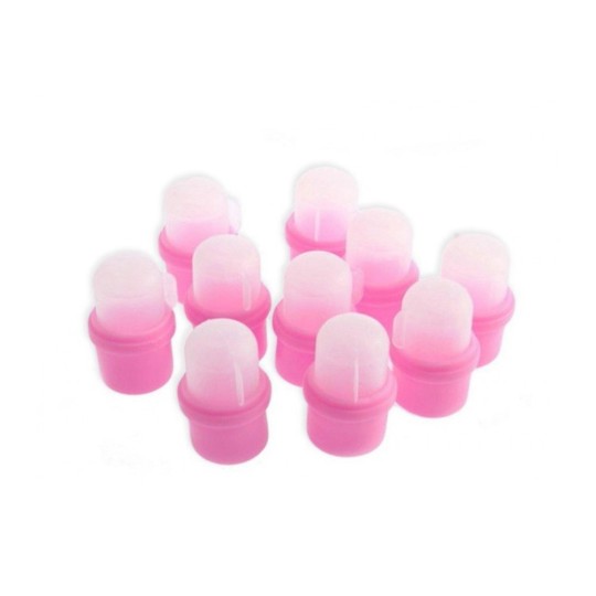 Ditali Remover Pink - Per Soak Off Smalto 10 Pezzi