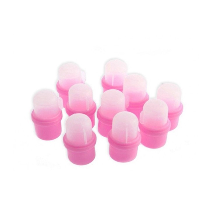 Ditali Remover Pink - Per Soak Off Smalto 10 Pezzi