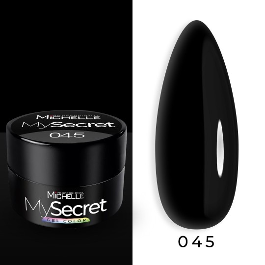 New My Secret - Uv Color Gel 045 Nero