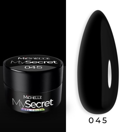 New My Secret - Uv Color Gel 045 Nero