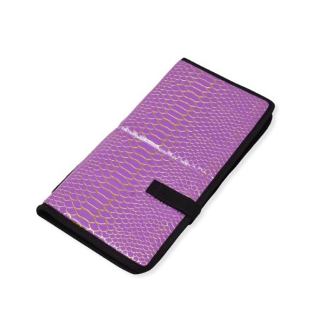 Astuccio Porta Pennelli - Lilla squame