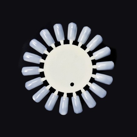 Cartella Palette Margherita 18 Tips Bianco Cartella Palette Margherita 18 Tips Bianco