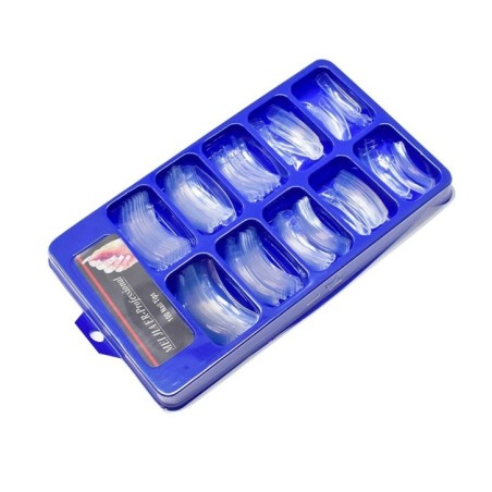 100 Long Transparent Tips Box