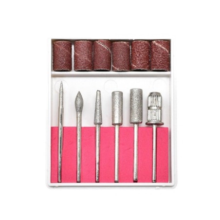 Set of 6 Nail Drill Bits