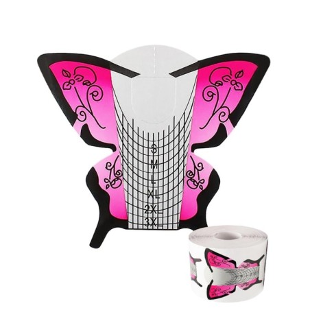 Cartine Farfalle Spring Per Allungamento Unghie - 500 Pezzi