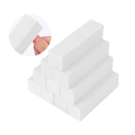 10x BUFFER MATTONCINO BIANCO