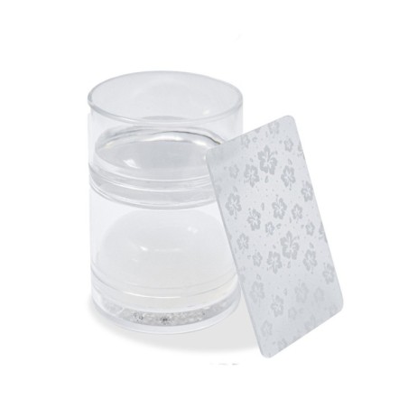 TIMBRO SPECIAL E SPATOLA PER STAMPING - TRASPARENTE