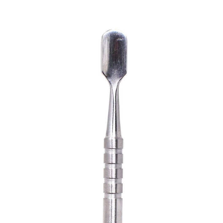 Repousse-cuticules professionnel à double embout en acier inoxydable