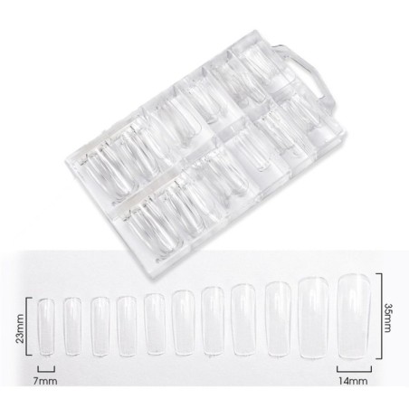 Tips Apres Gel Standard - Trasparenti