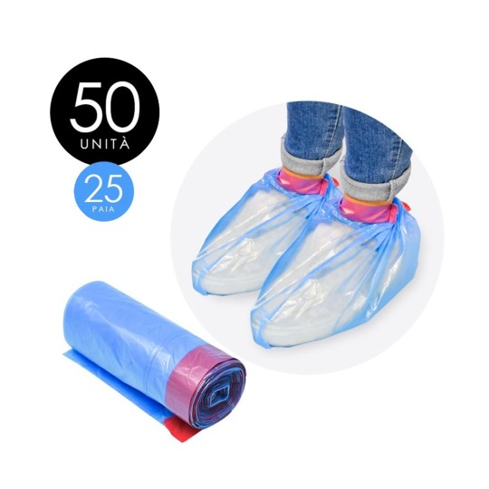 Cubrezapatos con cordones - 50 unidades