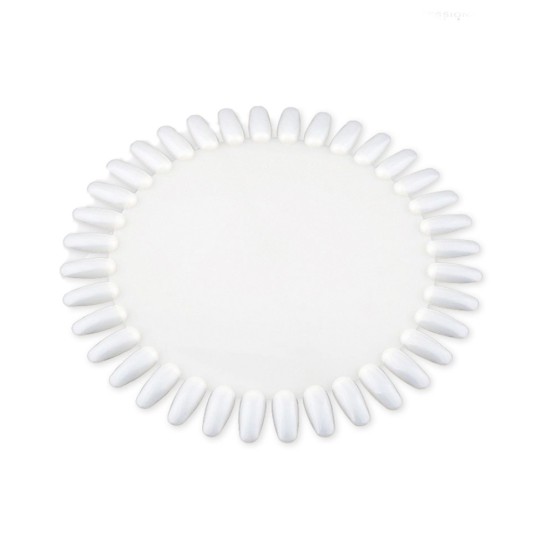 Cartella Palette Cerchio Grande Bianco Naturale