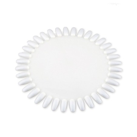 Cartella Palette Cerchio Grande Bianco Naturale