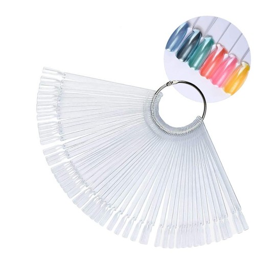 Espositore Tips ad Anello Trasparente Basic - 50pz