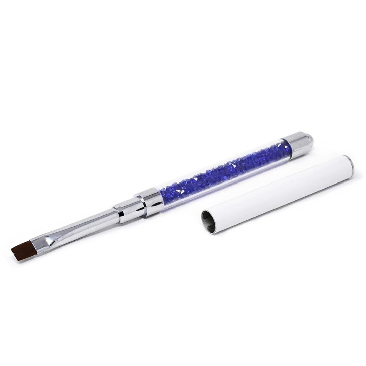 Pennello Piatto Con Brillantini N.8