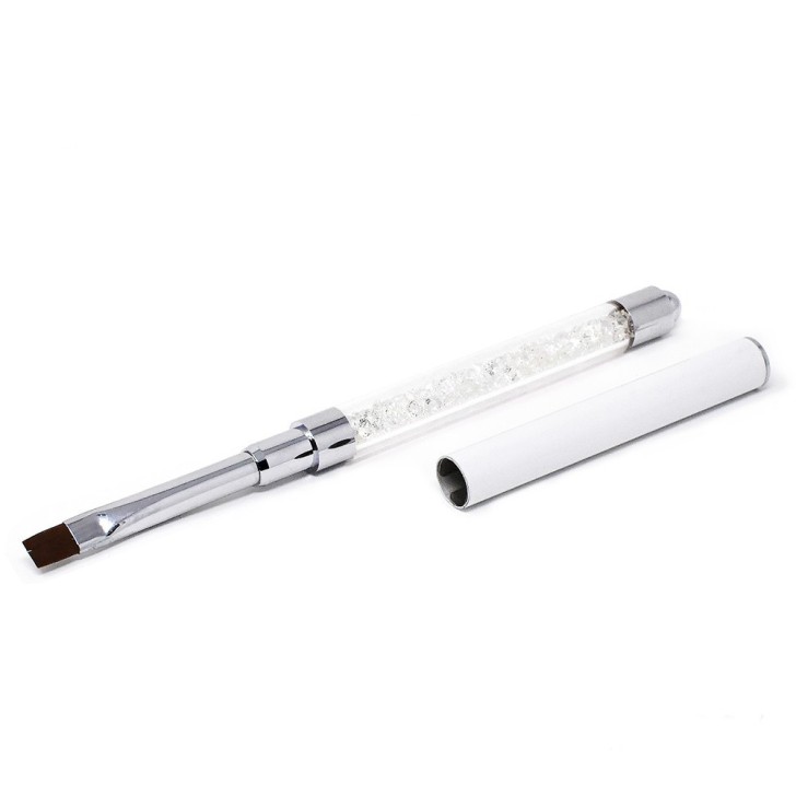 Pennello Piatto Con Brillantini N.8