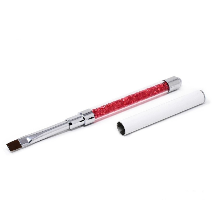 Pennello Piatto Con Brillantini N.8