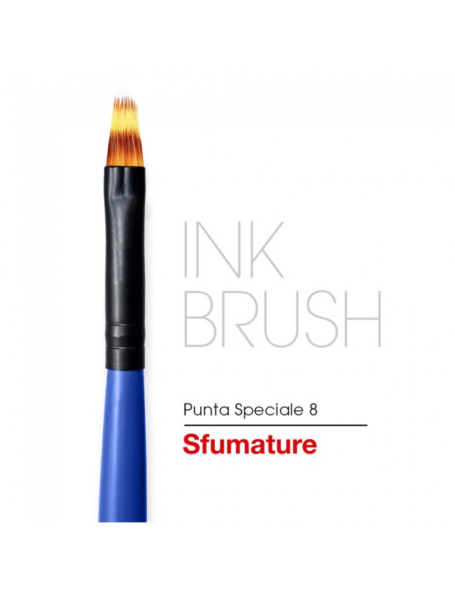 Pennello Ink Brush blu Sfumature 8