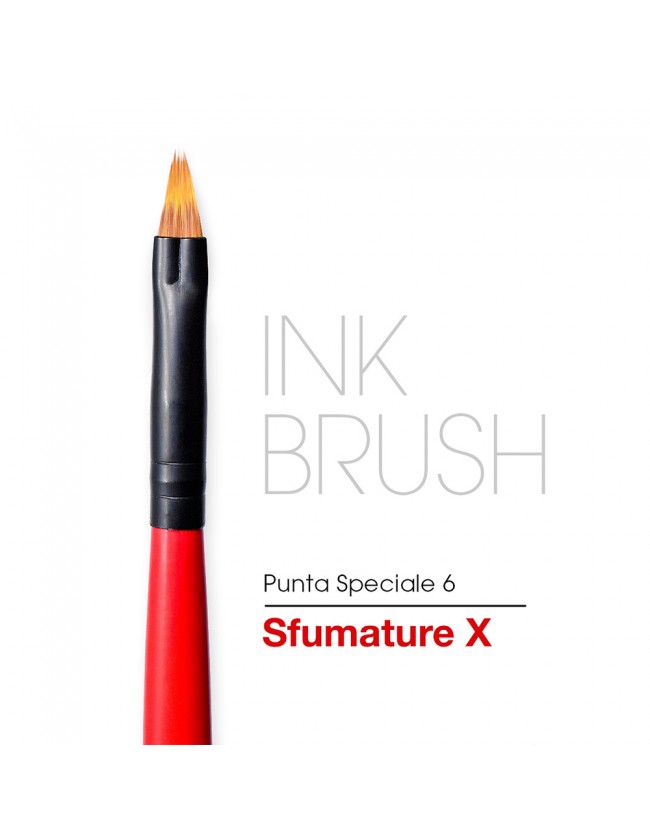 Pennello Ink Brush rosso SfumatureX 6