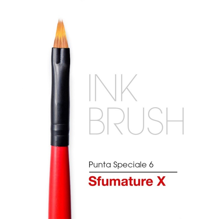 Brush Ink rouge 6