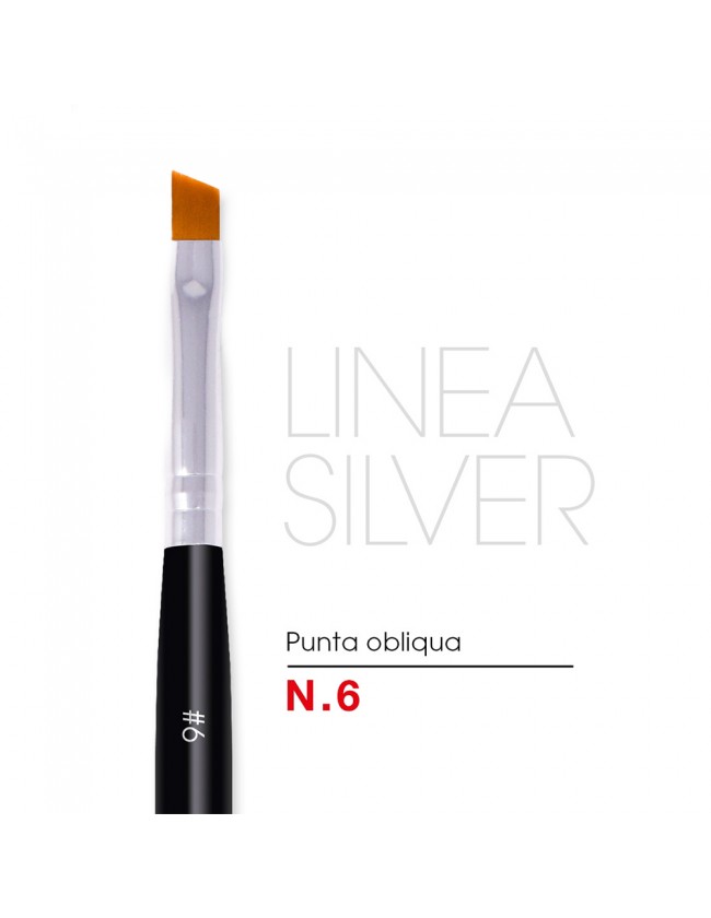 Pennello obliqua Nr 6 - Linea Silver