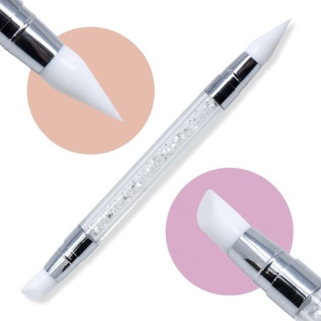 Pennello In Silicone Doppia Punta