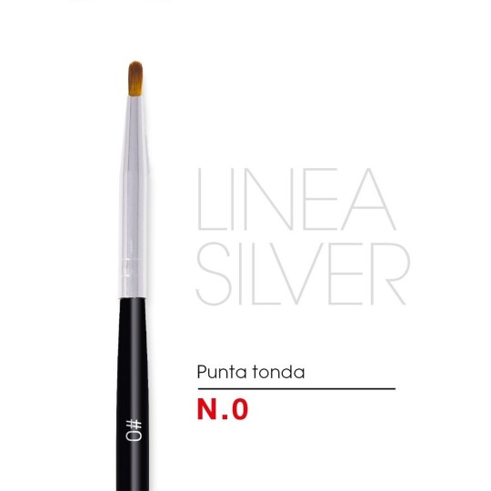 Round Tip Brush No. 0 - Silver Line