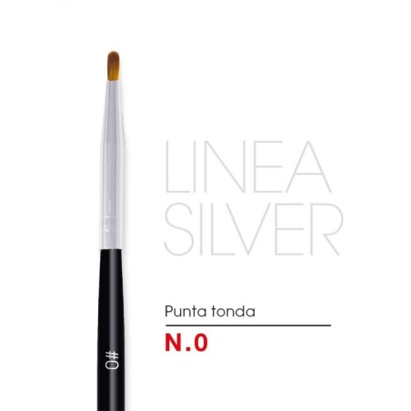 Pincel de punta redonda n.° 0 - Línea Silver