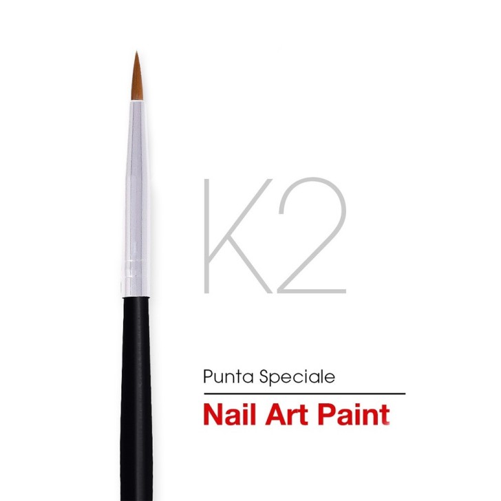 Pinceau K2 pour paint nail art et aquarelle
