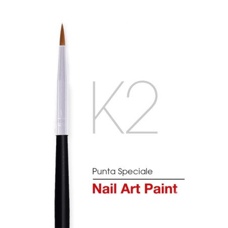 Pinceau K2 pour paint nail art et aquarelle