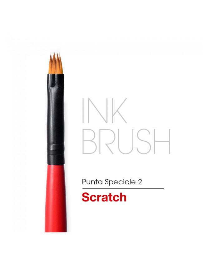 Pennello Ink Brush rosso Scratch 2
