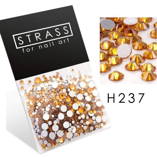 Decorazione Cristalli Strass H237 Miele