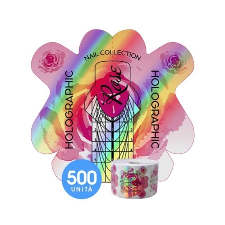 Cartine Rose Holo Allungamento Unghie stiletto - 500 Pezzi Cartine Rose Holo Allungamento Unghie stiletto - 500 Pezzi