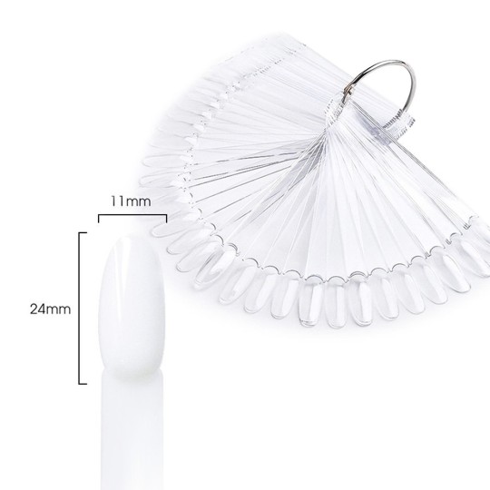 Espositore Tips ad Anello Trasparente - 50pz