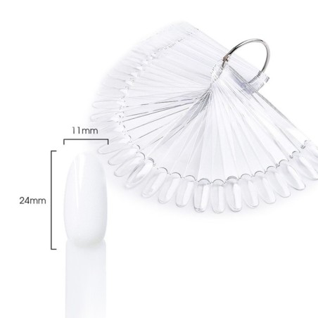 Espositore Tips ad Anello Trasparente - 50pz