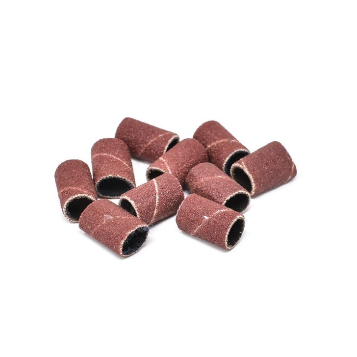 10Pz Grana 100 Scovolini Abrasivi Ricambio Fresa