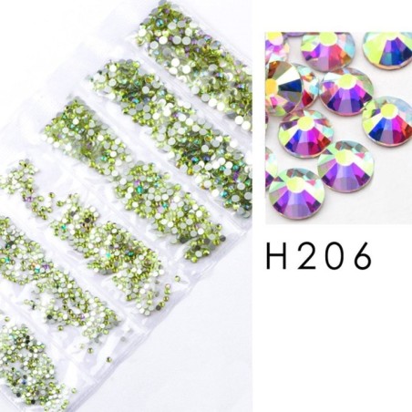 Decorazione Cristalli Strass H206 Riflessi Arcobaleno