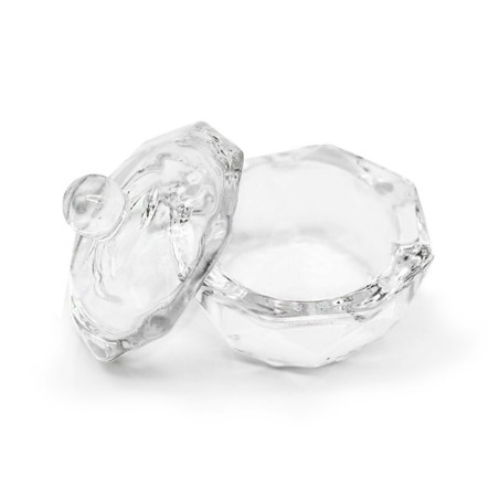 Bicchierino con Coperchio in Vetro Ottagono