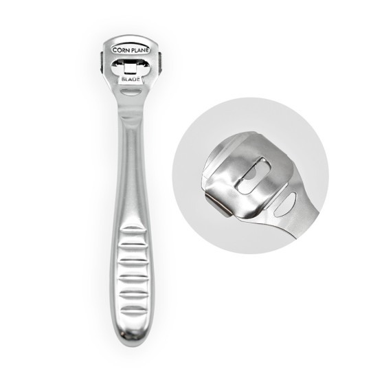 Tagliacalli professionale manico in acciaio - Pedicure