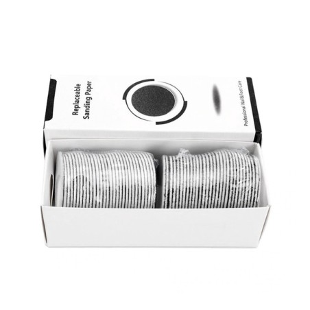 50x DISCHI ABRASIVI GRANDI PER RIMUOVI CALLI PEDICURE 42mm