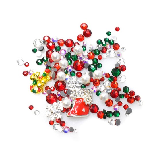 Decorazione Natale Strass H500