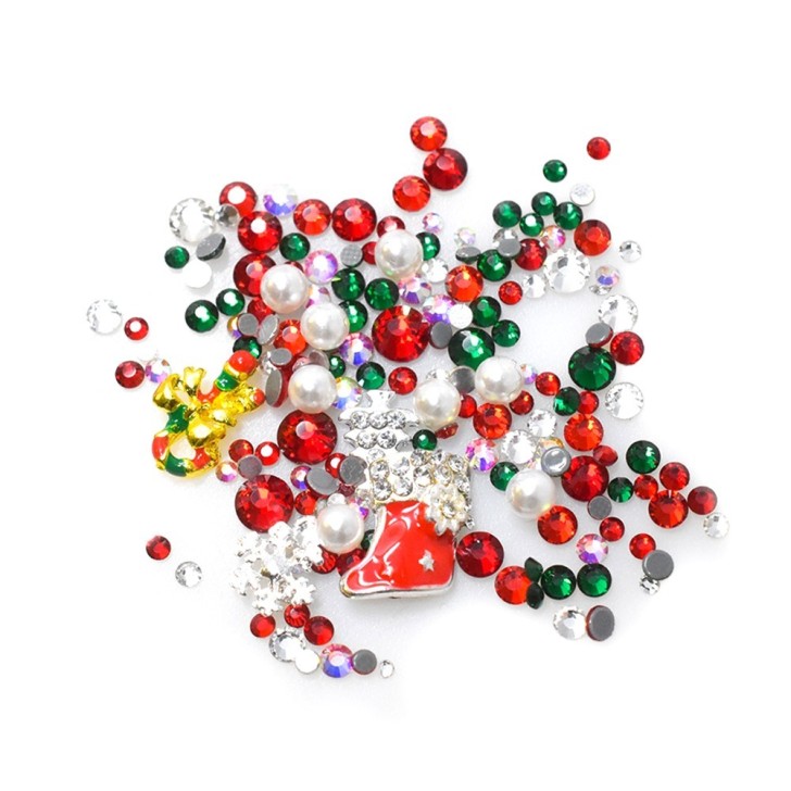 Decorazione Natale Strass H500