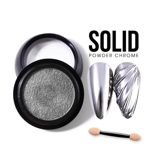 Polvere Solid Chrome Argento Gt002