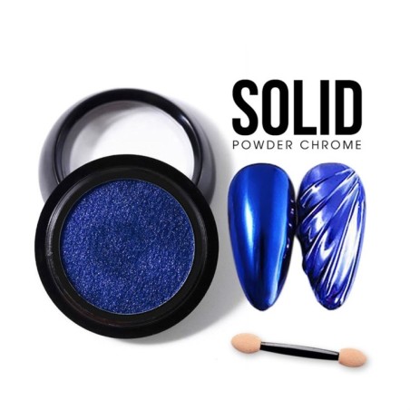 Polvere Solid Chrome Blu Gt007