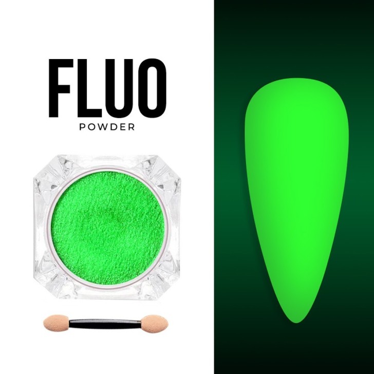 Poudre verte Fluo